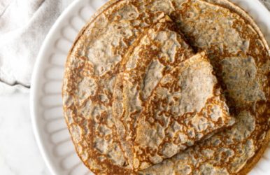 Crepe de trigo sarraceno a partir del grano