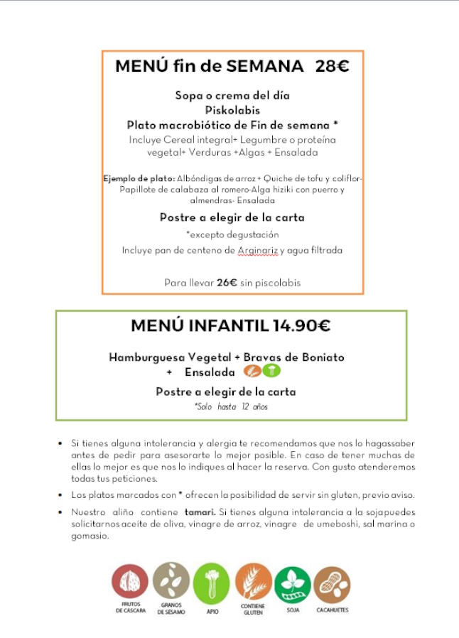 menus baratza kafea carta-menus