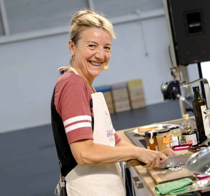Tina bioterra show cooking Tina Asensio bioterra